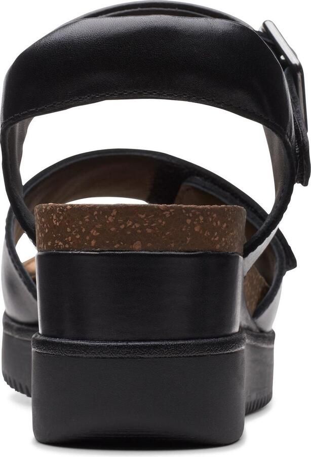 Clarks Dames schoenen Lizby Strap D black leather - Foto 6