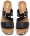 Clarks Dames slipper met hak Kidiki Cove 26185952 Zwart - Zwart