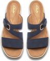 Clarks Dames slipper met hak Kidiki Cove 26186699 Blauw - Blauw