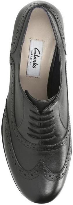 Clarks Hamble Oak Dames Veterschoenen Black Patent - Foto 16