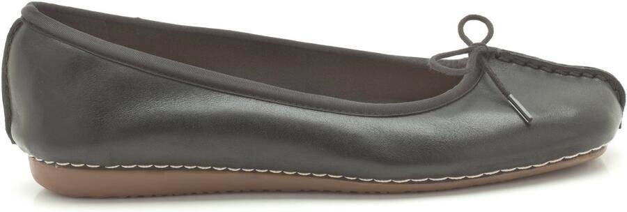 Clarks Ballerina's Freckle Ice Slipper flats slipper met strikjes