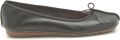 Clarks Ballerina's Freckle Ice Slipper flats slipper met strikjes - Zwart