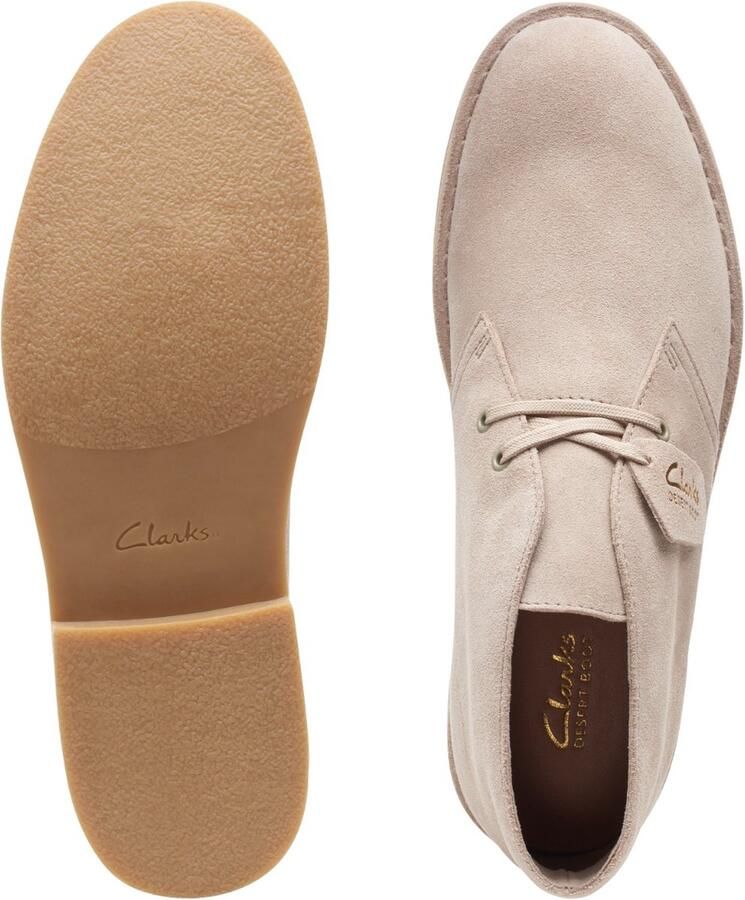 Clarks DESERT~BT~EVO~~~~~~~~~~~~~~~~~ Vrije tijd half-hoogHeren veterschoenHeren sneakers Wit beige - Foto 2