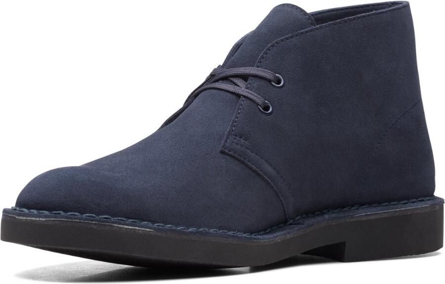 Clarks Veterboot Desert Boot Evo Navy Blauw Suède Verwisselbaar Voetbed - Foto 7
