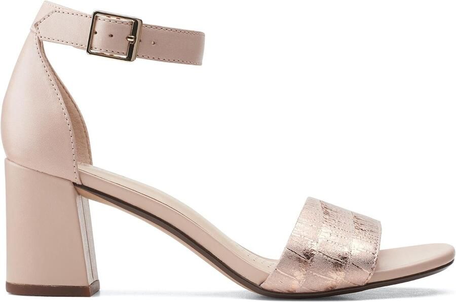 Clarks Deva Mae Dames Sandalen met Hak en Enkelband