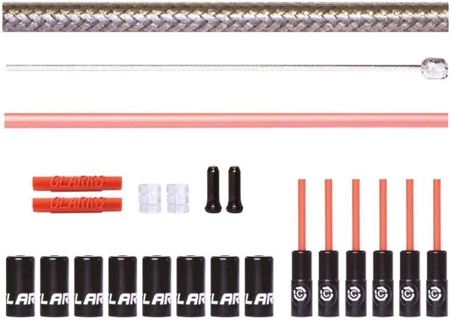 Clarks Dirtshield Schakelkabels Set Zilver