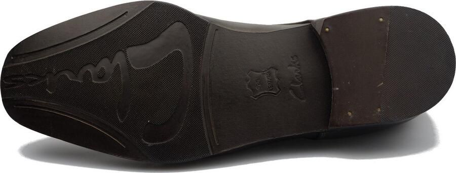 Clarks Klassieke Herenschoen van Leer met Veters Gray Heren - Foto 4