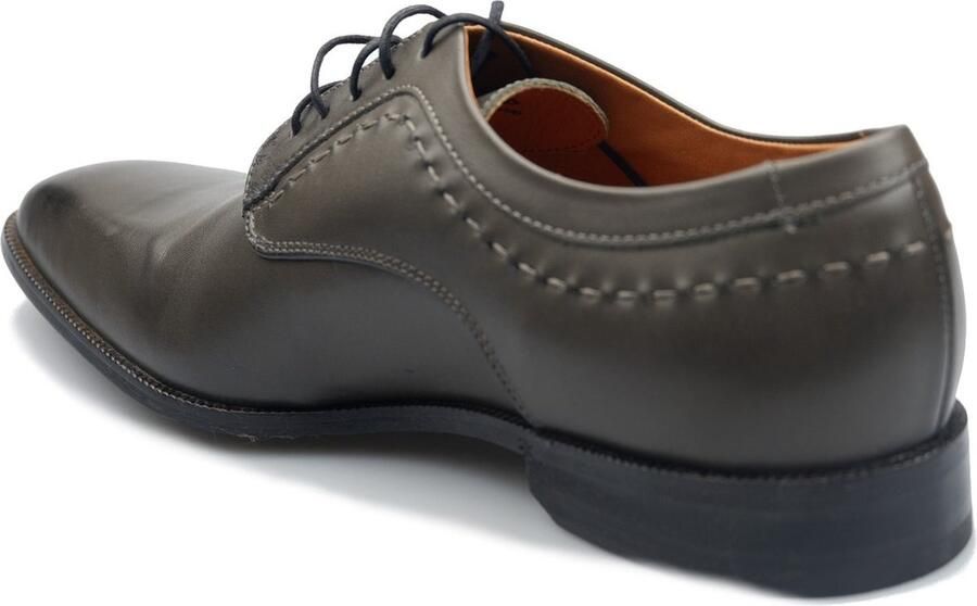 Clarks Klassieke Herenschoen van Leer met Veters Gray Heren - Foto 2
