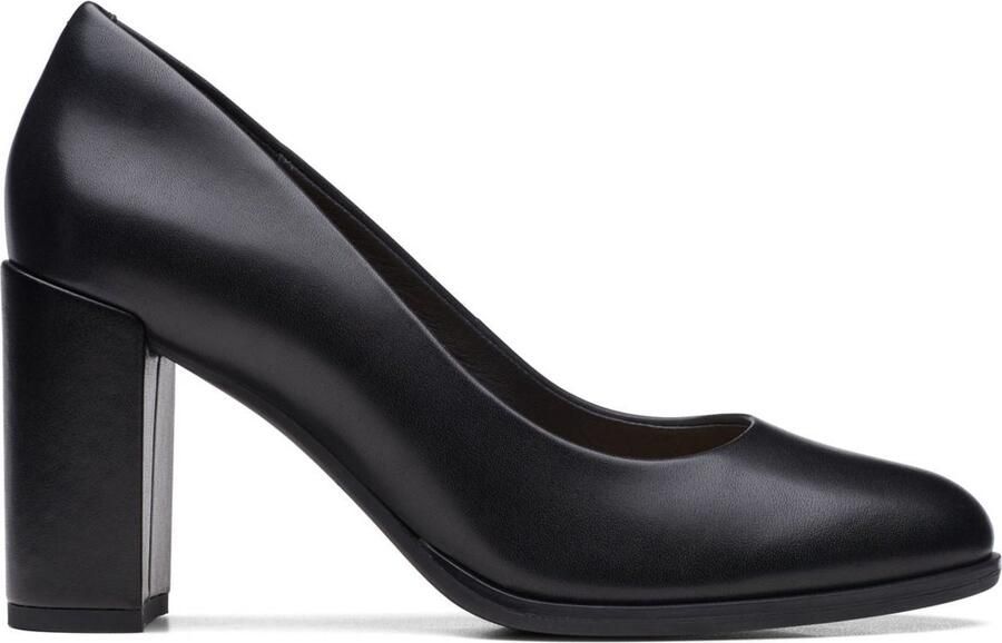 Clarks Shoes Freva85 Court Hakken Zwart 1 2 Vrouw