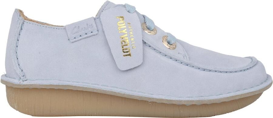 Clarks Funny Dream dames veterschoen blauw