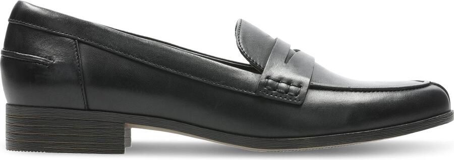 Clarks Hamble Dames Loafers Black Leather - Foto 6