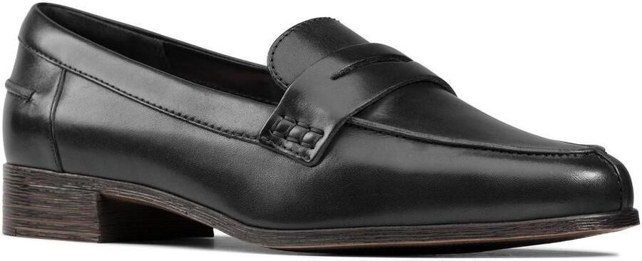 Clarks Hamble Dames Loafers Black Leather - Foto 5