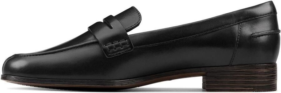 Clarks Hamble Dames Loafers Black Leather - Foto 9