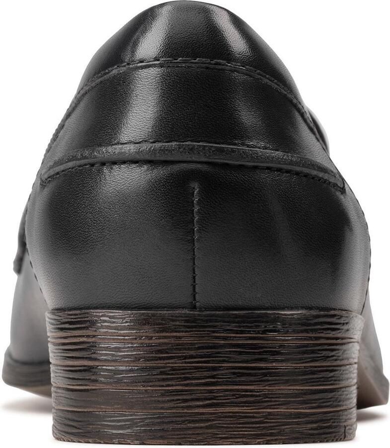 Clarks Hamble Dames Loafers Black Leather - Foto 3