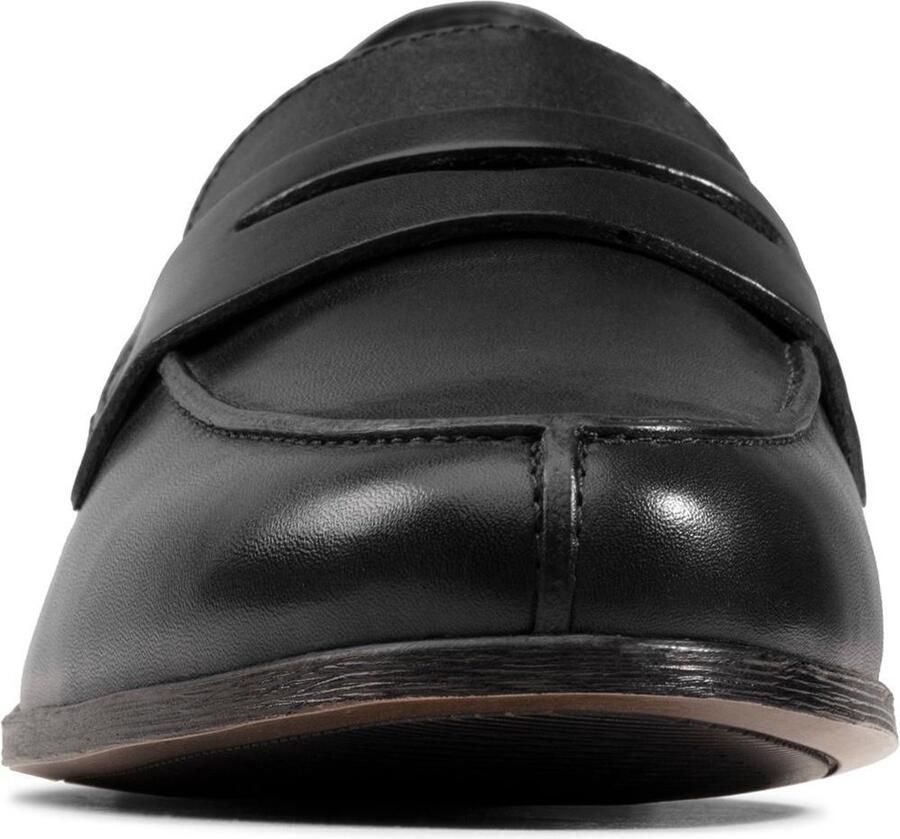 Clarks Hamble Dames Loafers Black Leather - Foto 2