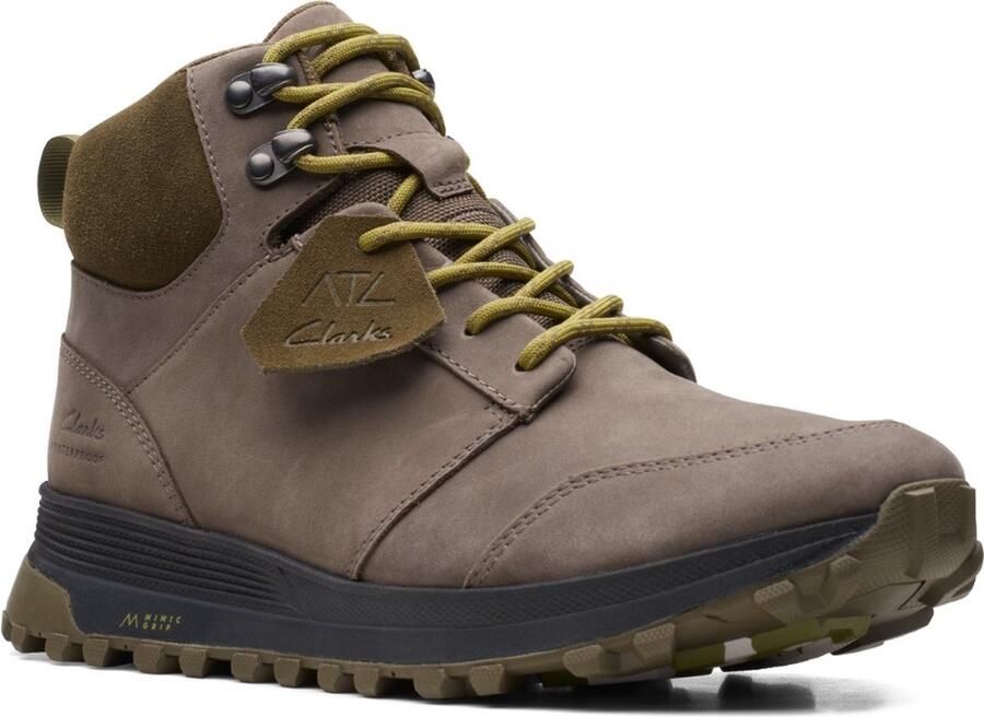 Clarks Bruin Leren Slip On Enkellaarzen Brown Heren - Foto 3