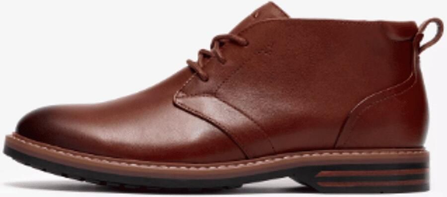 Clarks Heren Bottine Aldwin 2 Chukka Tan Leather Bruin