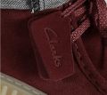 Clarks Heren Bottine Torhill High Wine Suede Bordeaux - Rood