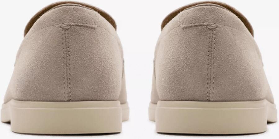 Clarks Heren Mocassin Torford Easy Grey Suede G-breedte Grau