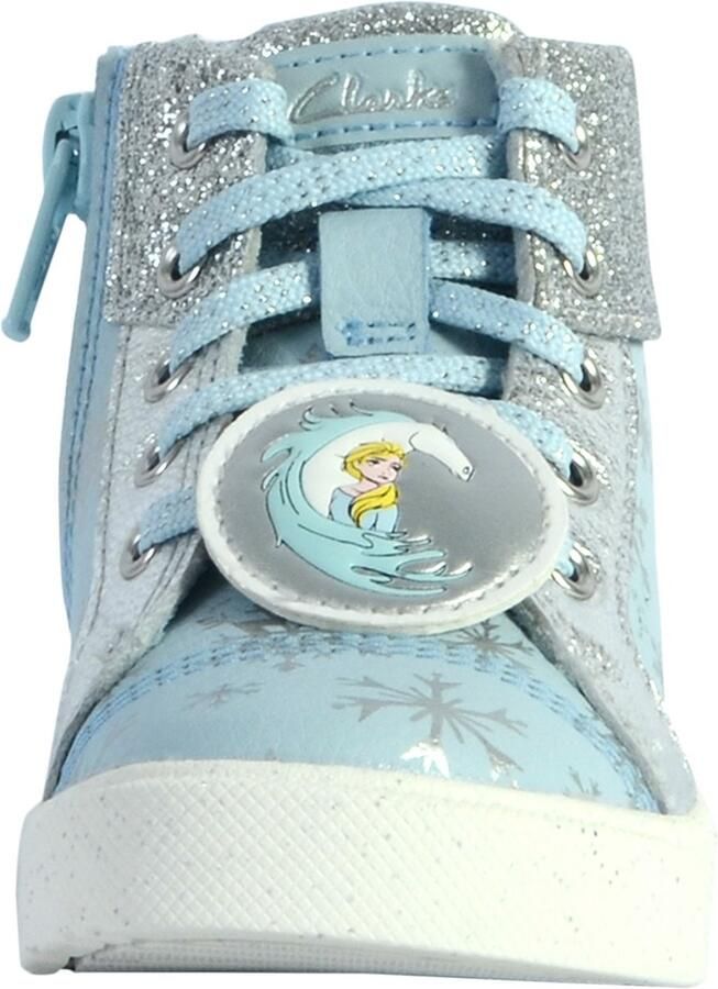 Clarks City Ice leren sportschoenen met hoge bovenkant voor kinderen - Foto 2