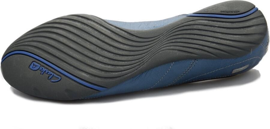 Clarks Idyllic Slip Dames Instapschoen Blauw Dames - Foto 2