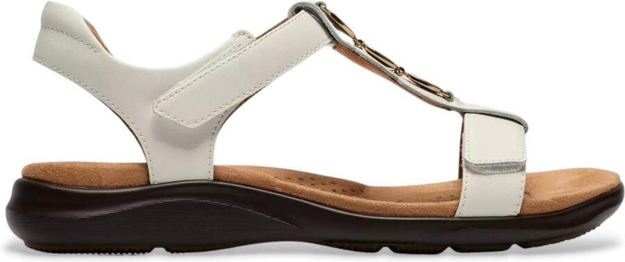Clarks Kitly Gem wit leren sandalen