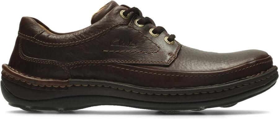 Clarks Veterschoenen NATURE THREE Vrijetijdsschoen lage schoen veterschoen met uitneembare voetbed - Foto 6