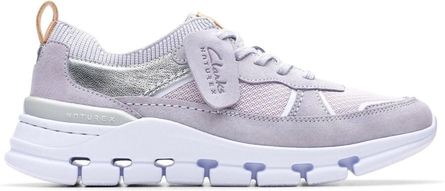 Clarks Nature X Cove dames sneaker Paars