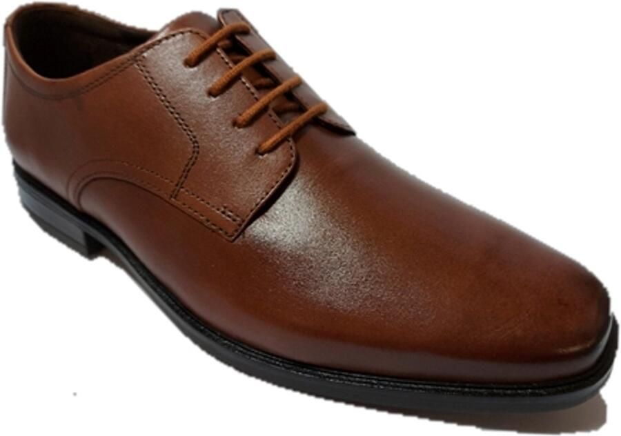 Clarks Nette Schoenen Howard Walk 26162017 Wijdte H Cognac 10 44½ - Foto 2
