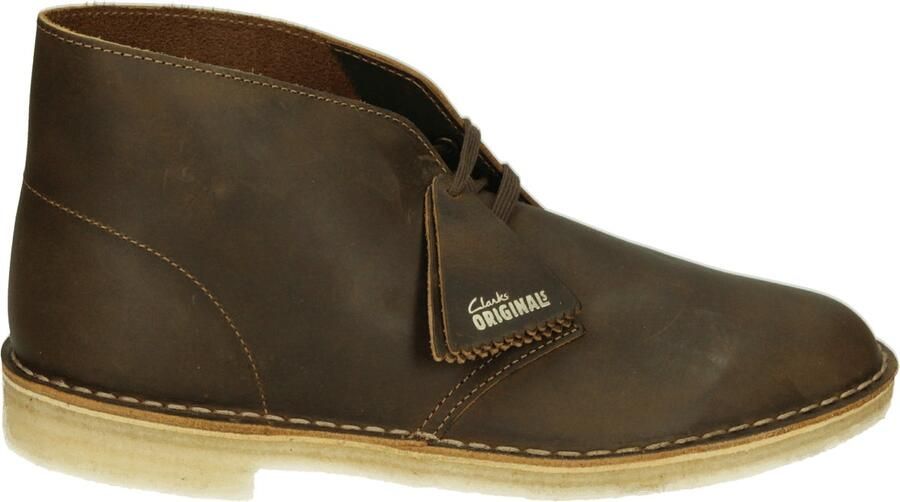 CLARKS ORIGINALS Clarks Veterschoenen Heren Desert Boot Heren Leer Bruin