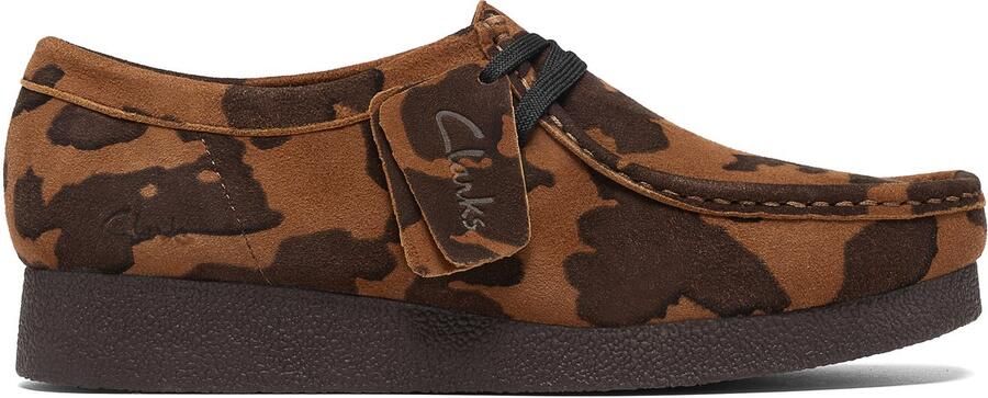 Clarks O WallabeeEVOSh koeienprint Dames Veterschoenen koeienprint