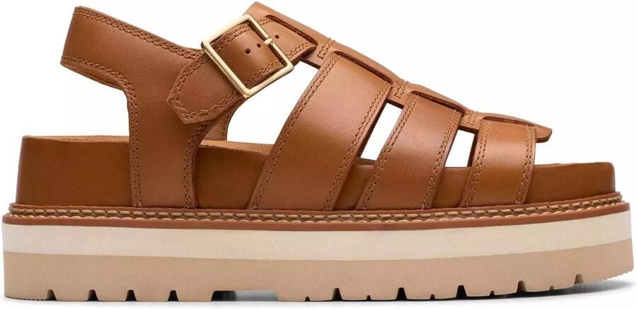 Clarks Orianna Twist dames sandaal Bruin