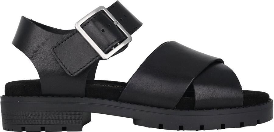 Clarks Zwarte Leren Sandaal Orinoco Cross