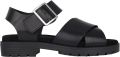 Clarks Zwarte Leren Sandaal Orinoco Cross - Zwart