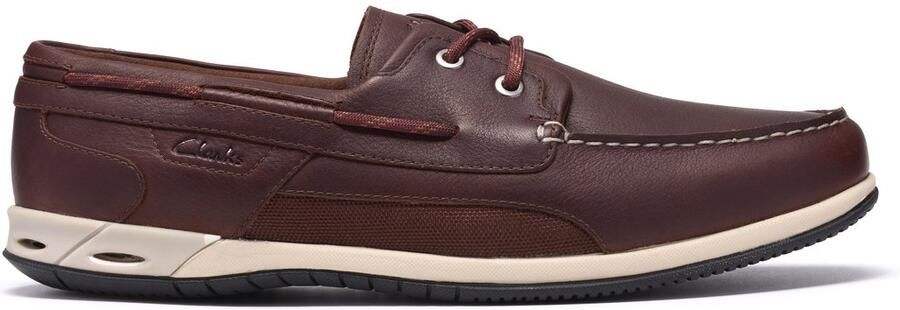 Clarks Orson Sail Heren Veterschoenen Brown Leather