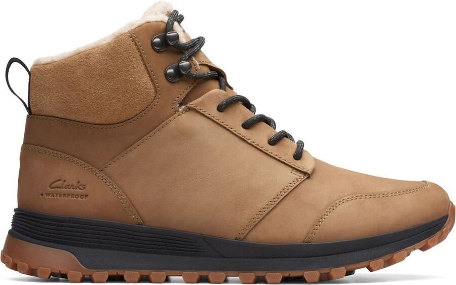 Clarks Veterlaarzen ATL Trek Up WP Wandelboots veterschoenen winterlaarzen met verwisselbare binnenzool