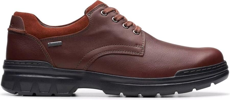 Clarks Rockie WalkGTX heren veterschoen Bruin waterdicht