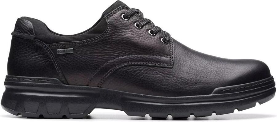 Clarks Rockie WalkGTX heren veterschoen Zwart waterdicht