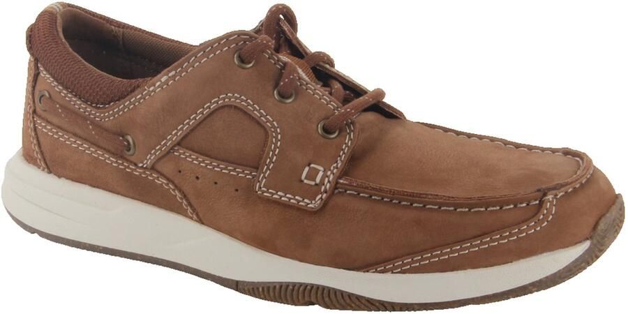 Clarks SAILVIEW~LACE~~~~~~~~~~~~~~~~~ Vrije tijdsschoenenInstappers Cognac - Foto 2