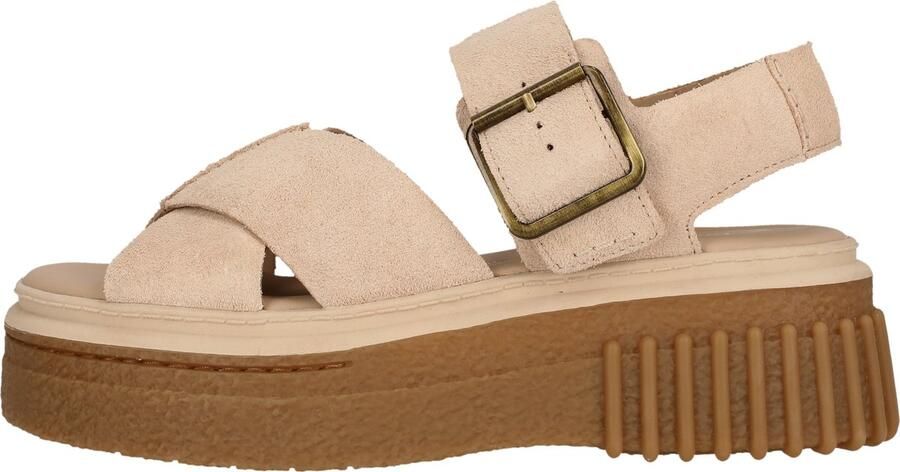Clarks Shoes Evamar Wish Sandalen Beige 1 2 Vrouw