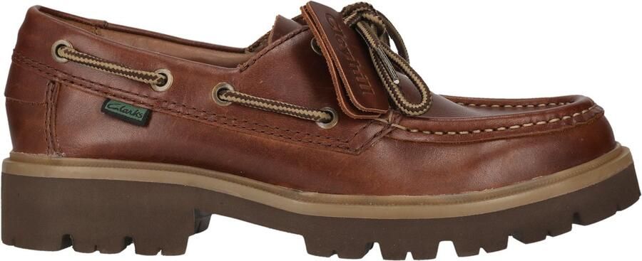 CLARKS Veterschoen 'Cleyhill' bruin