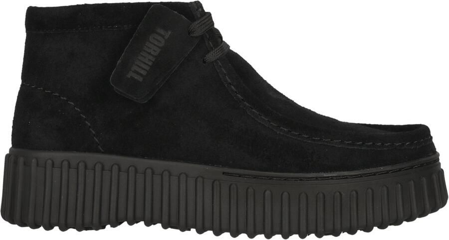 CLARKS ORIGINALS Zwarte Clarks Veterschoenen Torhill Moss Dames