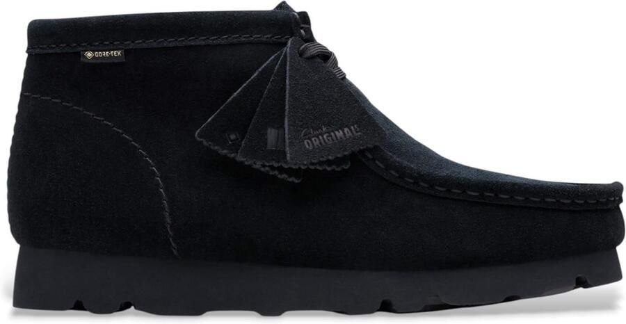 Clarks Zwarte Wallabee Boot GTX Vibram Zool Black Heren