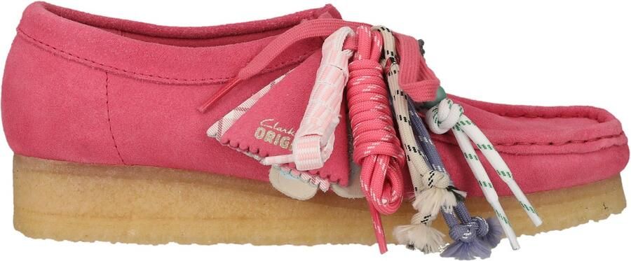 CLARKS ORIGINALS Roze Clarks Veterschoenen Wallabee W - Foto 6