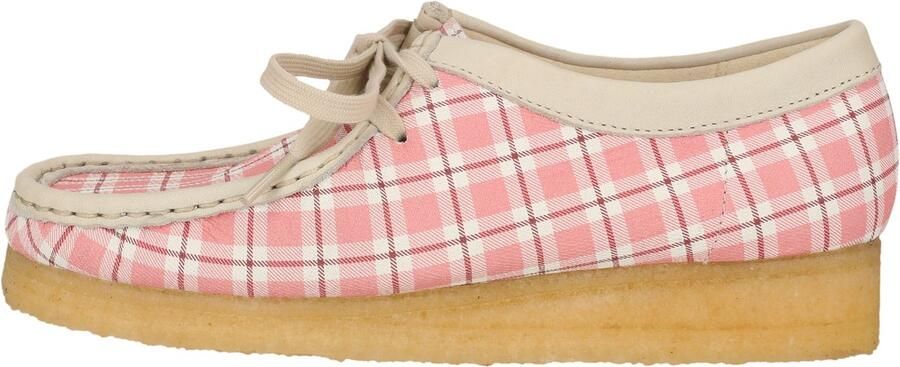 CLARKS Veterschoen 'Wallebee' pink