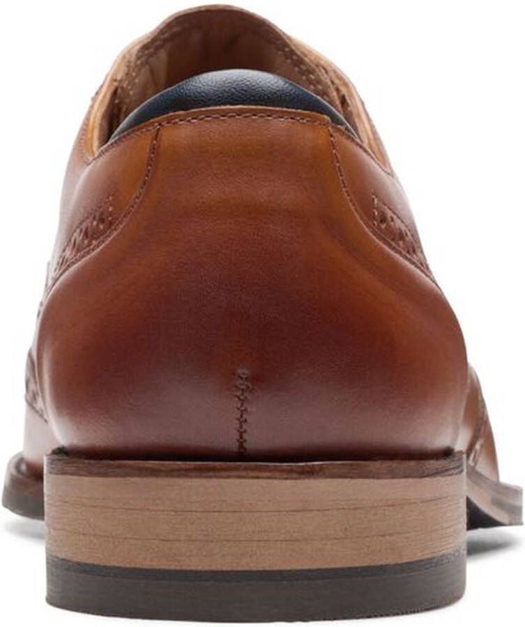 Clarks Schoenen met perforatie Craft Arlo Limit Business schoen veterschoen met zacht voetbed - Foto 2