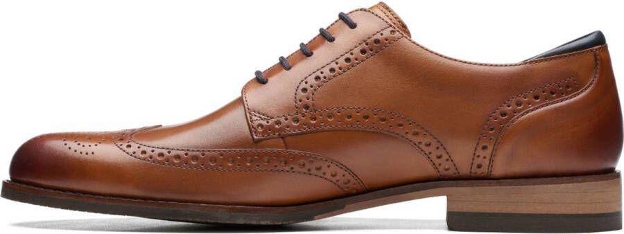 Clarks Schoenen met perforatie Craft Arlo Limit Business schoen veterschoen met zacht voetbed - Foto 5