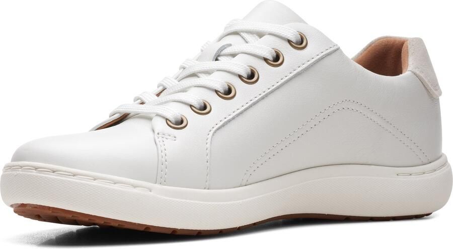 Clarks Shoes Clarks Dames Nalle Lace D 1 white leather - Foto 6