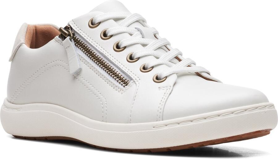 Clarks Shoes Clarks Dames Nalle Lace D 1 white leather - Foto 5