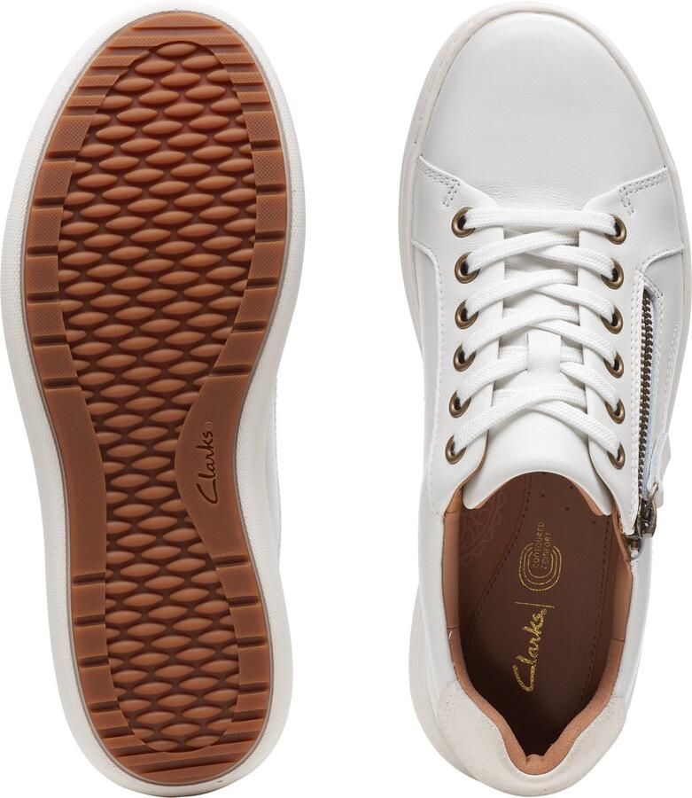 Clarks Shoes Clarks Dames Nalle Lace D 1 white leather - Foto 2